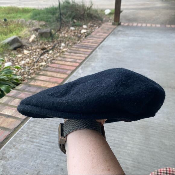 Lot of 2 paperboy hats docker black and red and tan plaid Burton hat vintage - Picture 10 of 12